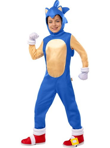 Deluxe sonic fancy dress - sonic,