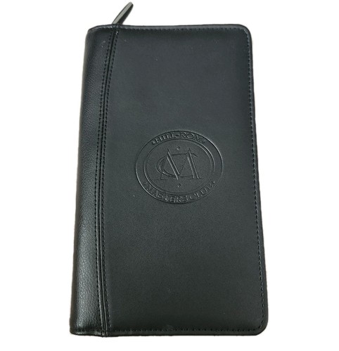 Samsonite black leather zipper - black,