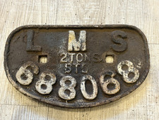 Railwayana LMS Cast Iron 12