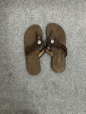 Brown Authentic African Ladies Sandals From Uganda Size 7 UK