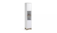 White & Oak Tallboy Bathroom