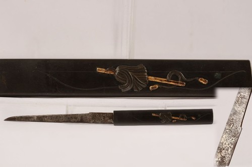 Edo japan antique iron blade - iron,