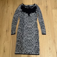 Leo Guy black and white dress lace detail  dress Size 2