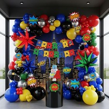 Super hero Balloon garland kit