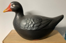 Vintage Black Moorhen