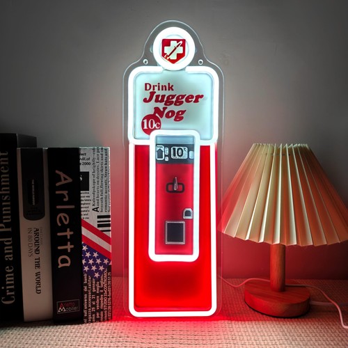 Retro soda machine - neon,