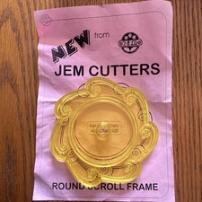 JEM cutters round scroll frame Sugarcraft