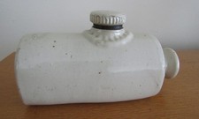 Antique Govancroft Pottery 2, Glasgow Stoneware Foot/Bed Warmer, 'Porcelain Pig'