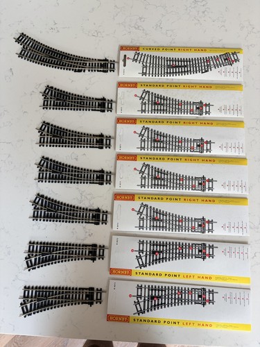 Hornby track points bundle - hornby, x7
