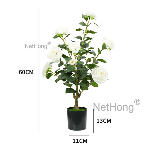 Large artificial camellia - large,