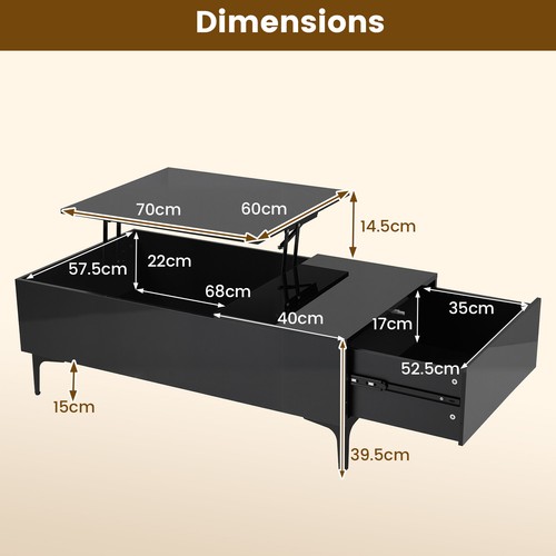 High gloss accent table with - gloss,