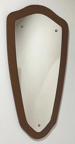 Teak wall mirror - teak,