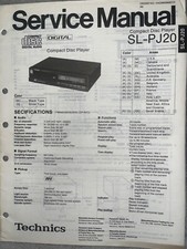 Technics SL-PJ20 Service