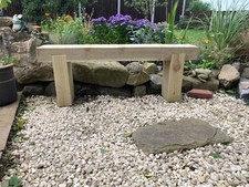 3 Seater Wooden Rustic Garden