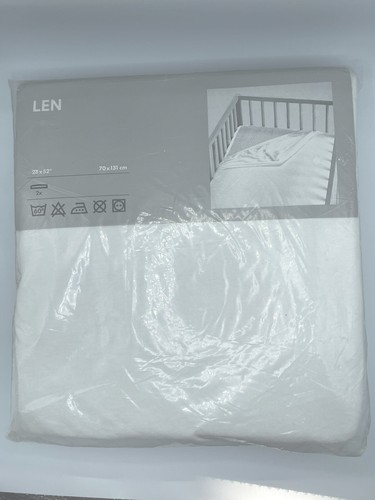 Ikea len white fitted crib - len,