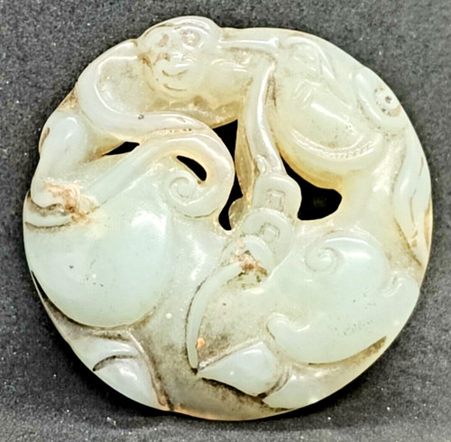 Antique jade hetian horse - hetian,
