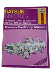 HAYNES  OWNERS   WORKSHOP MANUAL  DATSUN CHERRY N10   1979-1982
