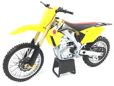 1:12 Dirt Bike Suzuki RMZ 450 Die-Cast Motocross Motorbike Toy Model New Ray
