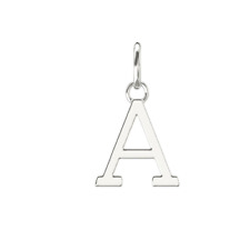 Sterling Silver Plain Initial