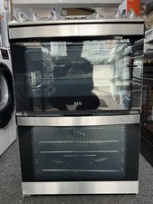 AEG 5000 Series 60cm Dual Fuel Cooker - Stainless Steel CKB6541ACM
