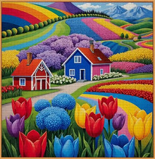Printed Cross Stitch Kit 11 ct
