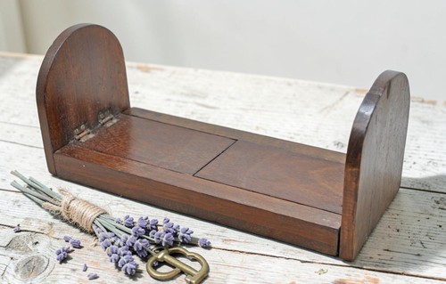 Antique wooden foldable book - wooden,