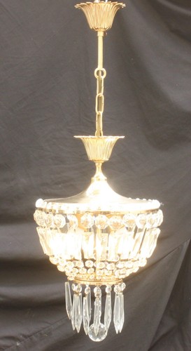 Vintage french brass glass - vintage,