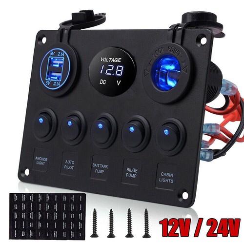 Campervan led light switch - campervan,