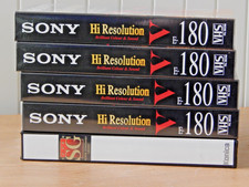 5 x Blank Sealed VHS Video