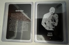 Marvellous Marvin Hagler Collectible Box Raw Trading Card Boxing Legend Rare