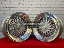 4X 15" BBS RS Mesh style 4X100 deep dish JDM  wheels for VW HONDA NISSAN Toyota