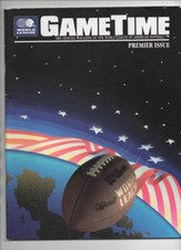 Mar 91 LONDON MONARCHS v NY/NJ KNIGHTS Game Time Vol1 #1 Premier Issue