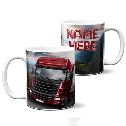 Personalised lorry driver - driver, mug