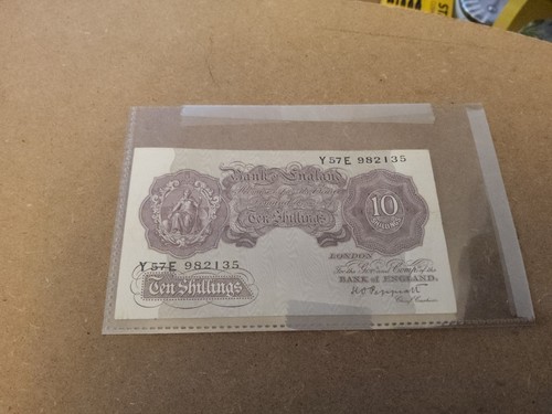 Ten shillings banknote - shillings, vintage