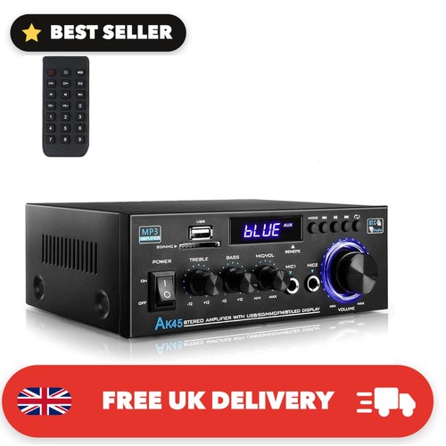 Stereo audio hifi amplifier - stereo,