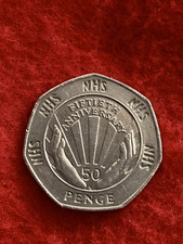 1998  NHS 50p Coin Circulated 