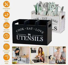 Wooden Kitchen Utensil Holder