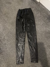 Allsaints Leather Look Leggings Size 8