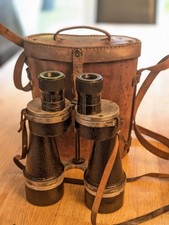 WW2 BINOCULARS PRISMATIC NO.5 1944 IN CASE BROAD ARROW 