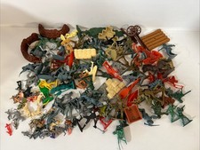 Plastic soldier toys - cowboys, &