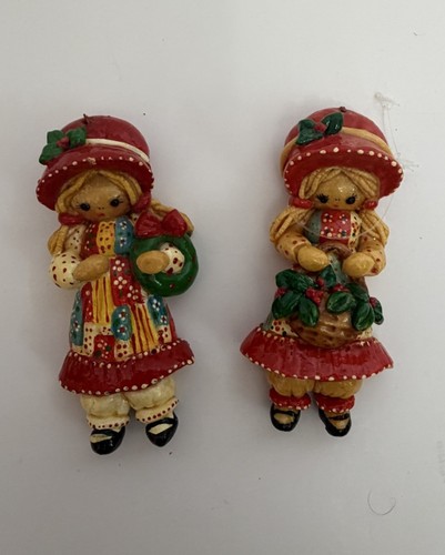 Vintage salt dough holly - vintage,
