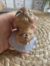 Vintage Pendelfin Rabbit Figurine Figure Hand Painted Stonecraft Cute Old Rare