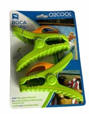 O2COOL Beach Towel Boca Clips