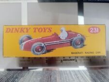 Dinky No231 Maserati Racing Car - Replica / Repro Box