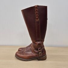 Ariat Salen Equestrian Brown Country Knee High Tall Water Resistant Boots Uk 6