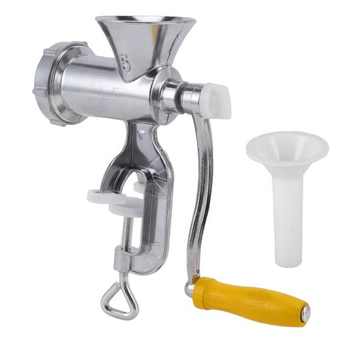 Manual hand crank mincer - crank, meat