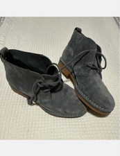 Hush Puppies Men's Gray Suede