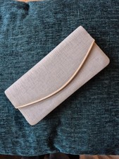 Jacques Vert Womens Pale Blue Clutch Bag Detachable Strap New No Tags RRP £69