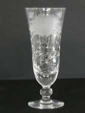 Royal Brierley Crystal Honeysuckle Design Champagne Flute Glass - Many Available