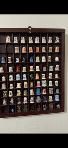 Wall mounted wooden thimble - wall-mounted,